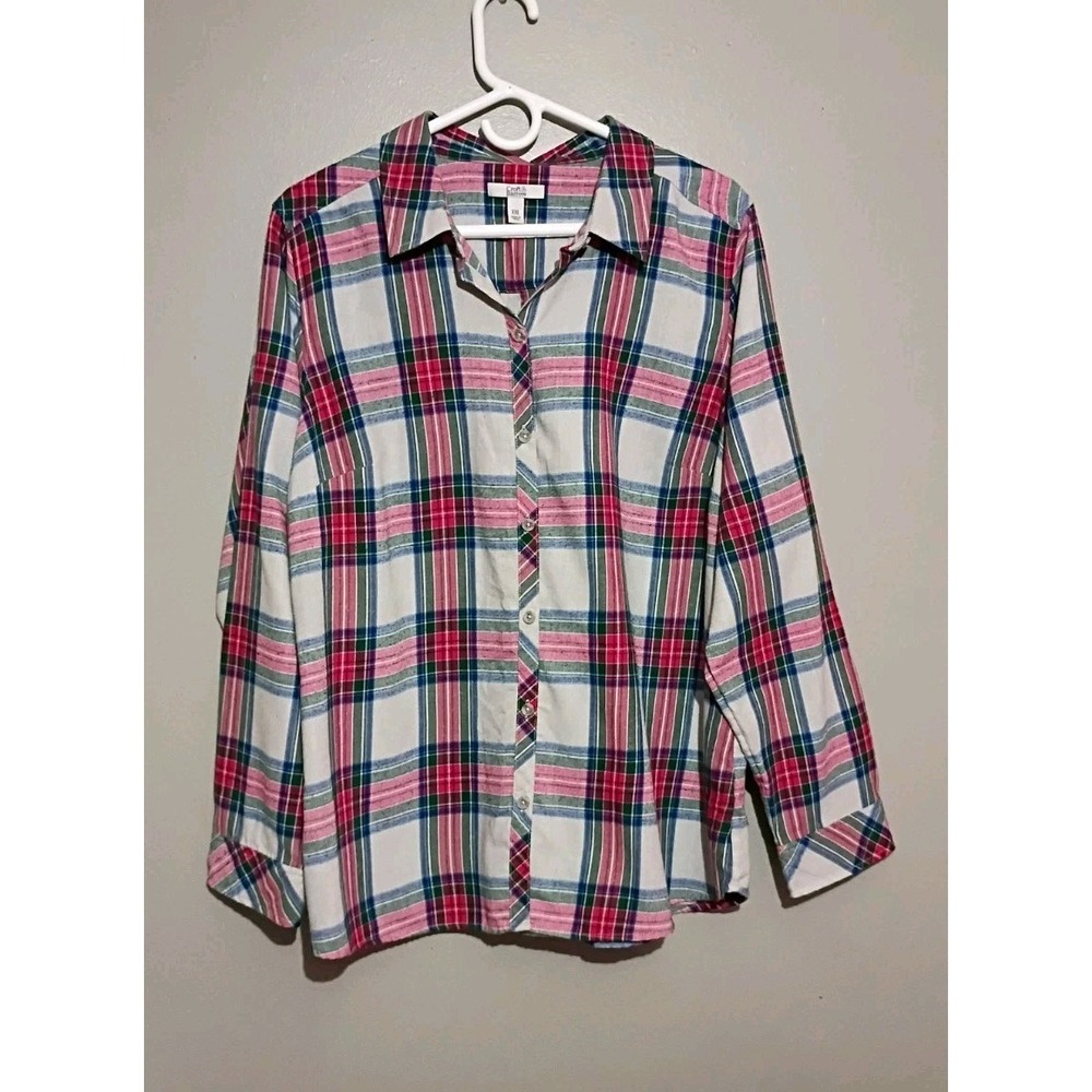 Croft And Barrow Women's Shirt Long sleeve‎ Size XXL